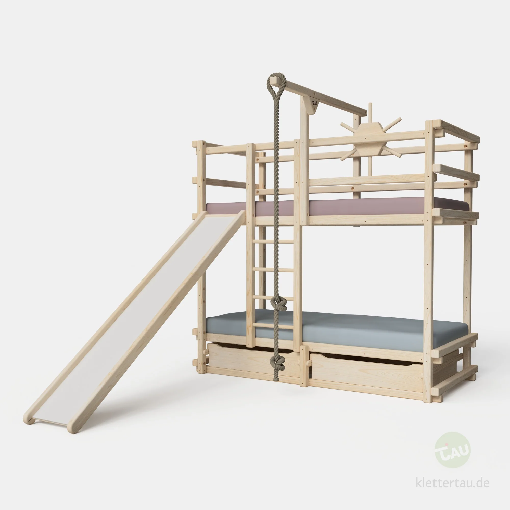 Abenteuer-Etagenbett mit Rutsche - Image 3