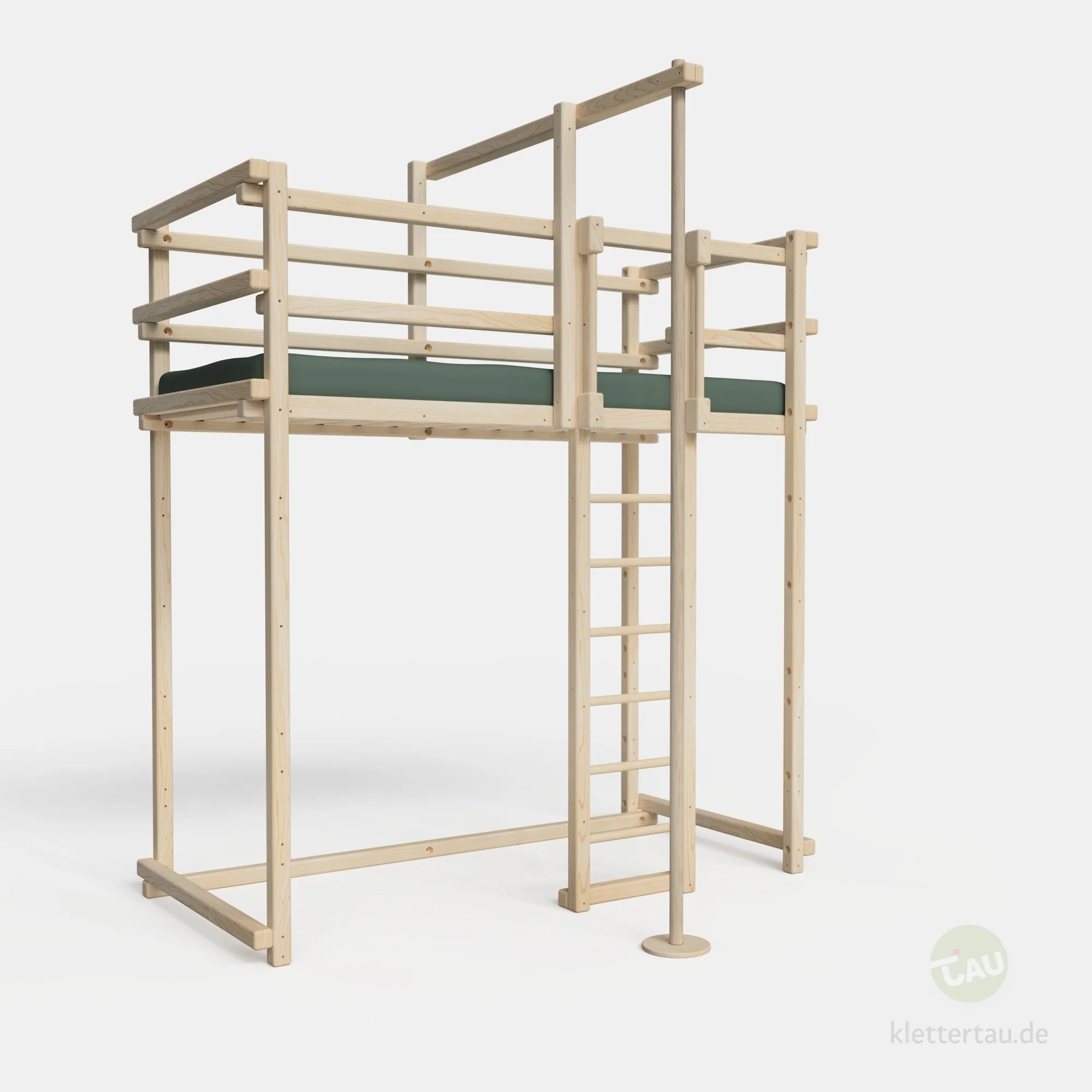 Hochbett mit Feuerwehrstange – extra hoch - Image 3