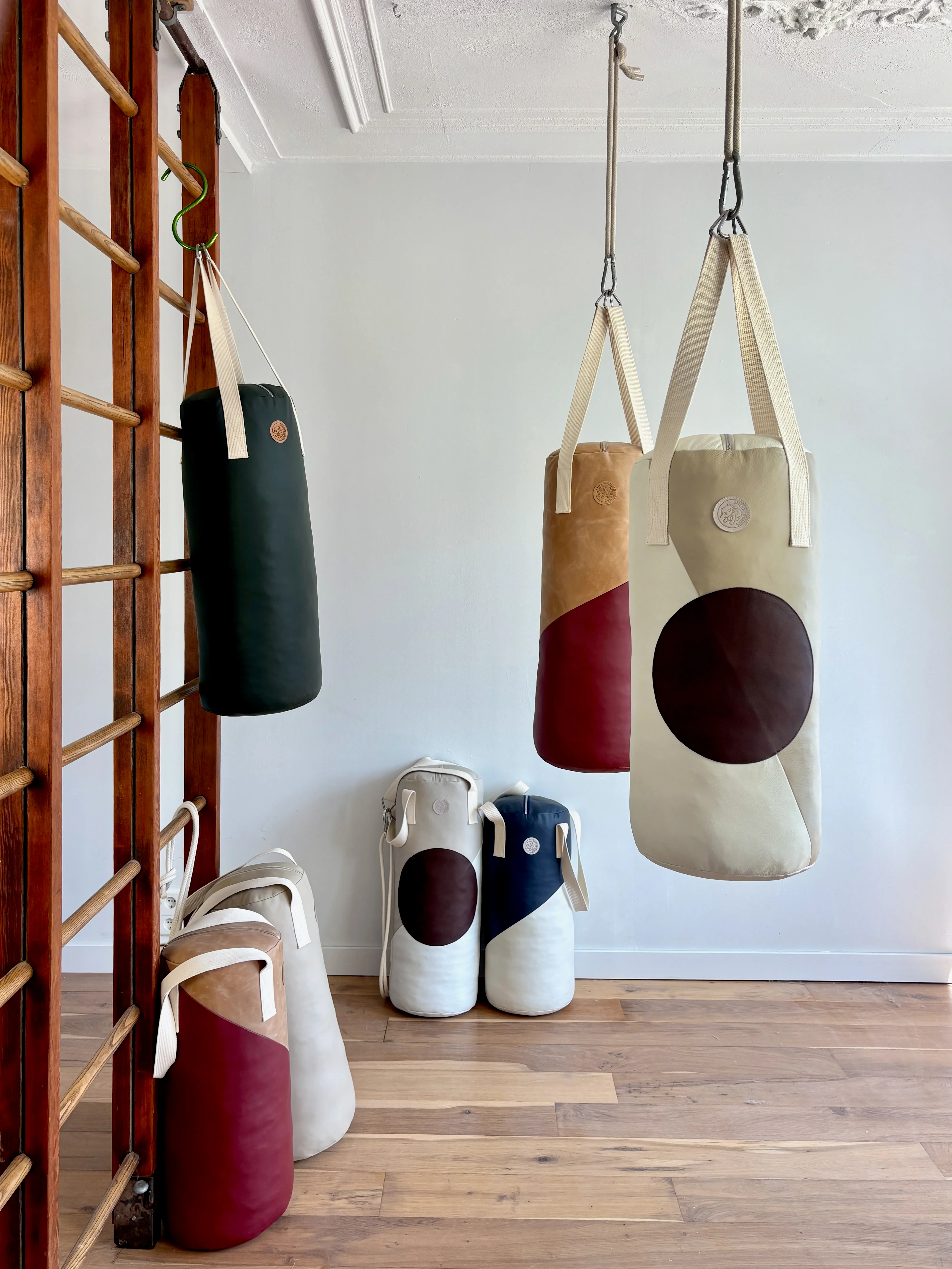 Kinder-Boxsack aus Leder – Snekkerbuks Junior